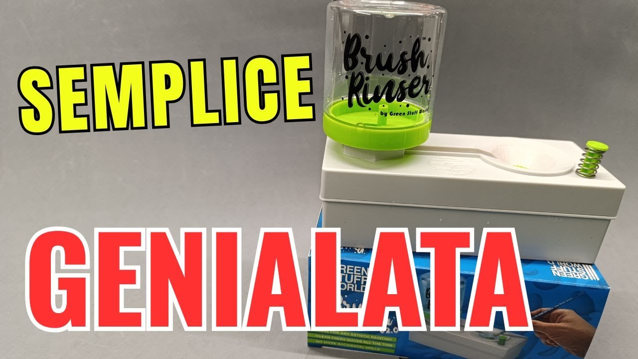 GENIALE ma SEMPLICE Brush Rinser Lava pennelli da Green Stuff Worls GSW