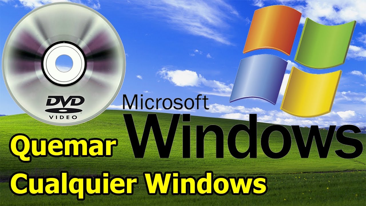 Como Quemar una imagen .ISO de Windows en un DVD