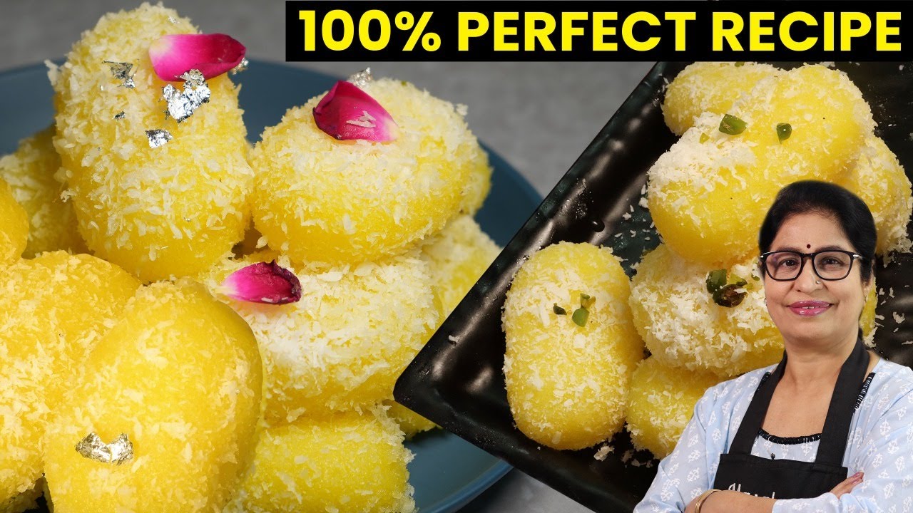 100% Perfect, सिर्फ 1 लीटर थैली वाले दूध से 1 किलो चम-चम बनाने का आसान तरीका | Cham Cham Recipe