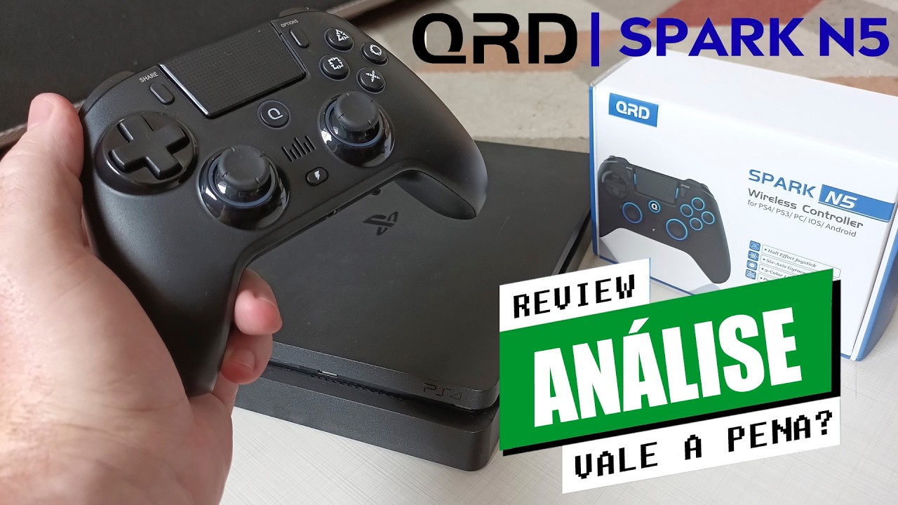 QRD Spark N5 Vale a Pena? NOVO Controle para PS5, PS4, PS3, PC, Android e mais!