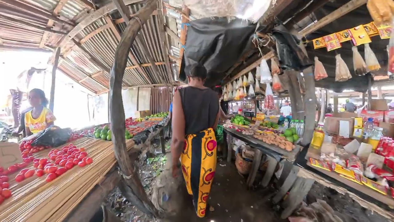 Visitando o mercado do Manhawa- Quelimane 