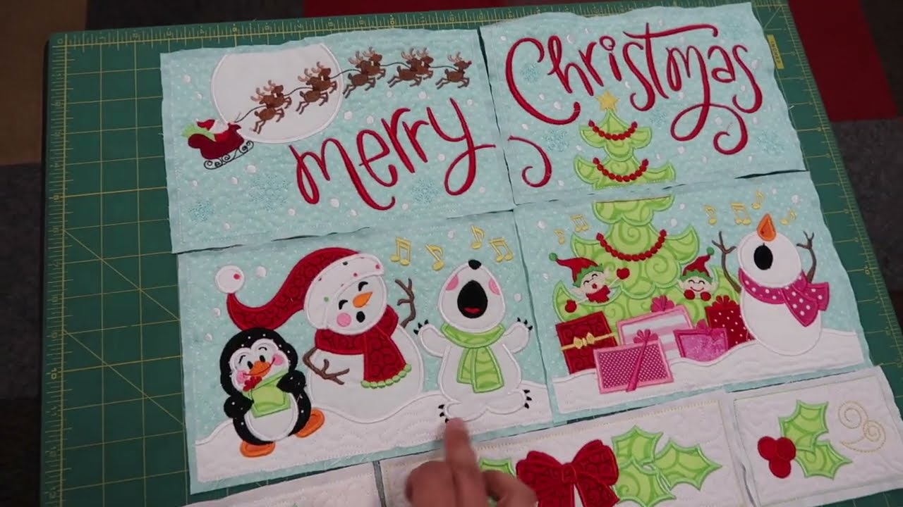 How to Make a Christmas Advent Calendar on Your Embroidery Machine