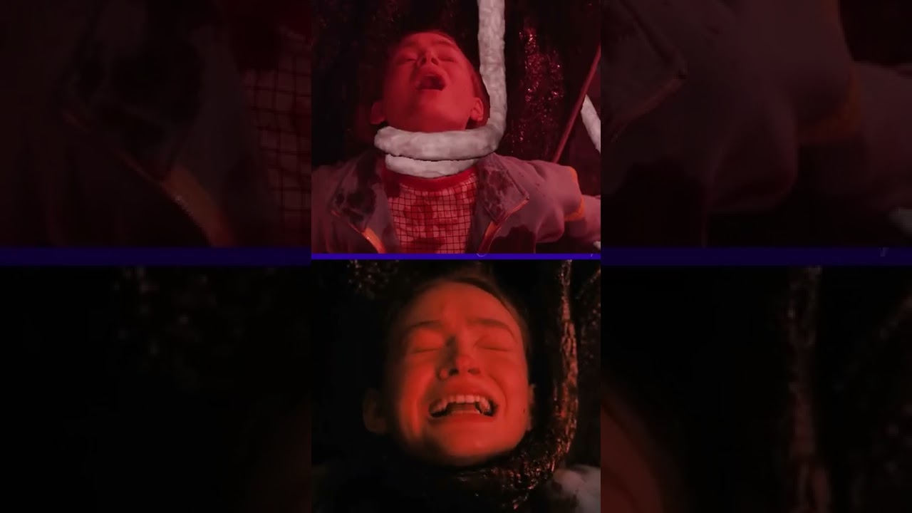 Running Up That Hill Scene With and without VFX! #shorts