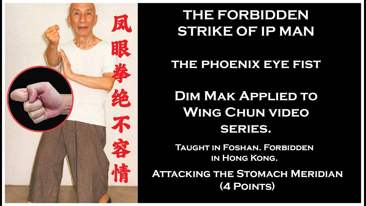 Ip Man's Dim-Mak Attacks-The 4 Points of the Stomach Meridian.