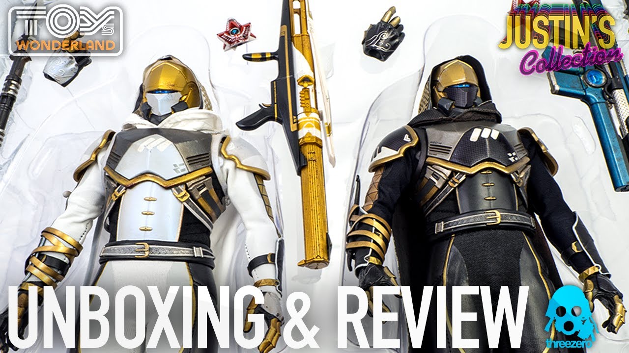Destiny 2 Hunter Calus's Select & Golden Trace Shader Threezero Unboxing & Review