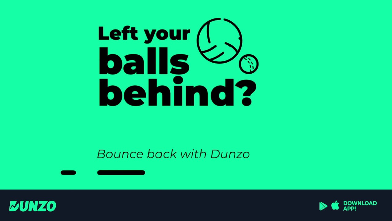 Left your balls behind? Bounce back with Dunzo | Pickup and drop service