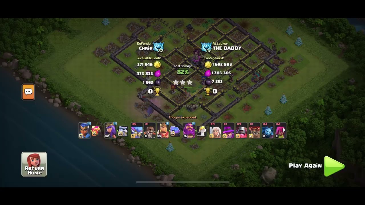 104 days till max | daily clash of clans attacks 