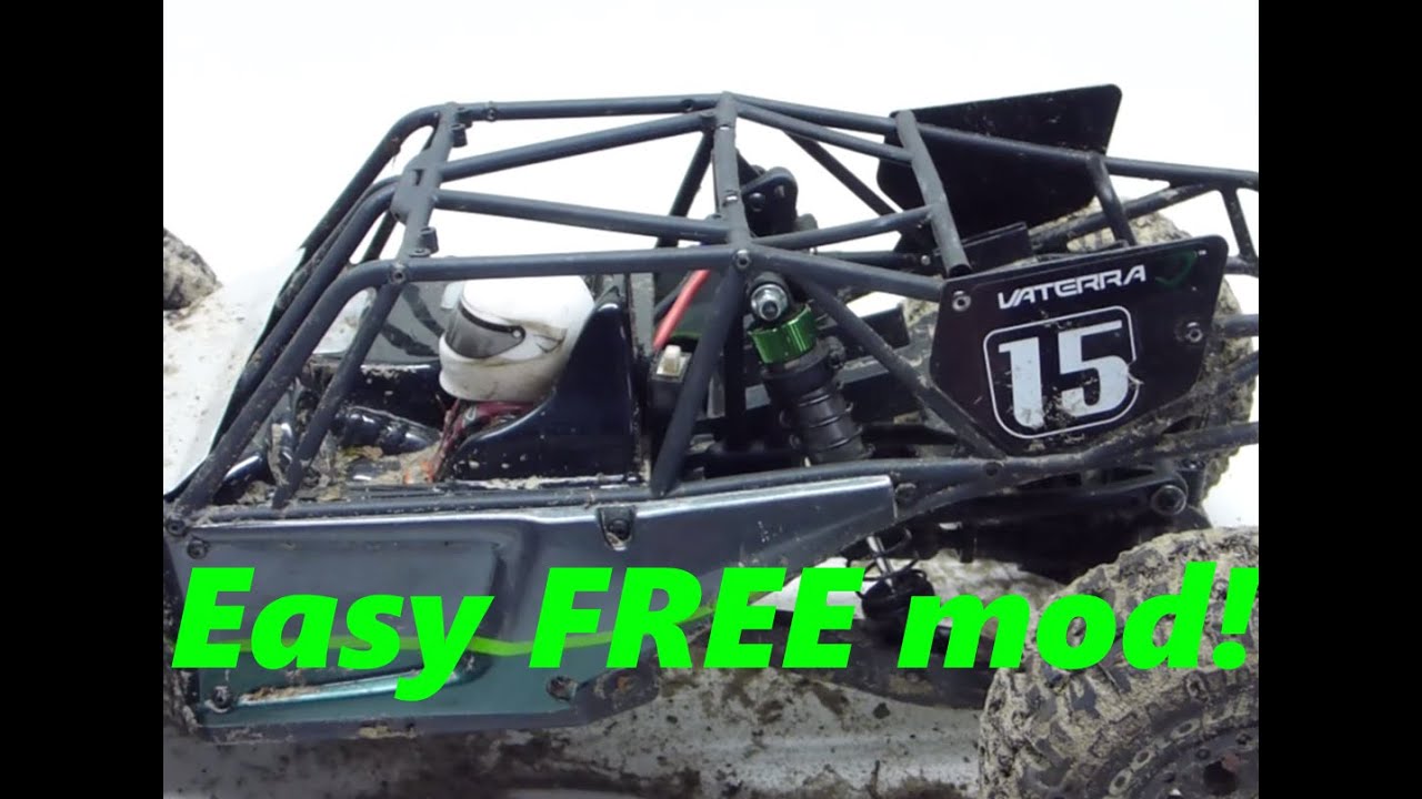 Best FREE mod for Vaterra Twin Hammers!? Easy rollcage removing.