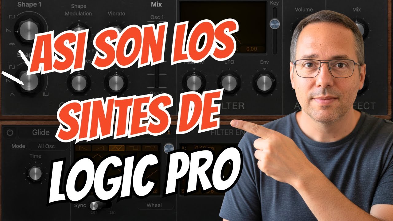 Cómo usar Sintetizadores Virtuales y Síntesis Básica en Logic Pro X