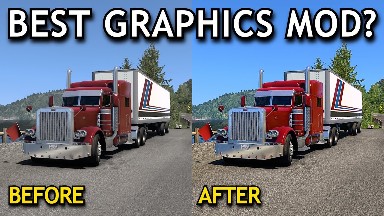 American Truck Simulator — Лучший графический мод? | NVIDIA FreeStyle ReShade