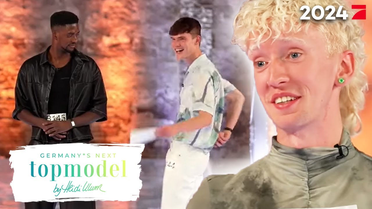 Pferdegeräusche und Geschenke für Heidi: Die Männer geben Gas | GNTM 2024 ProSieben