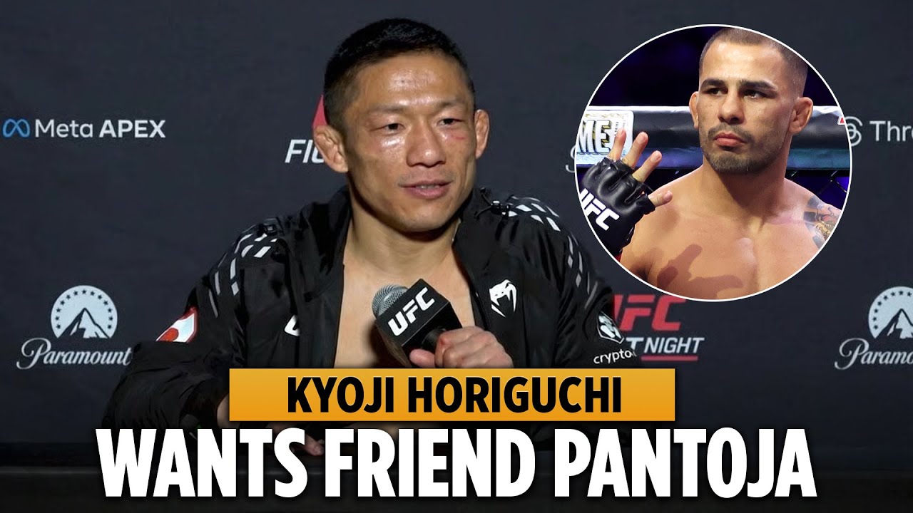 KYOJI HORIGUCHI Doubles Down on Wanting to Fight Teammate Alexandre Pantoja | Reveals Broken Hand