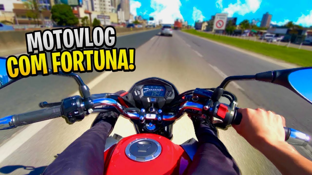 MOTOVLOG TESTANDO O NOVO FORTUNA MINI TURBO | BERRA MUITO 😱