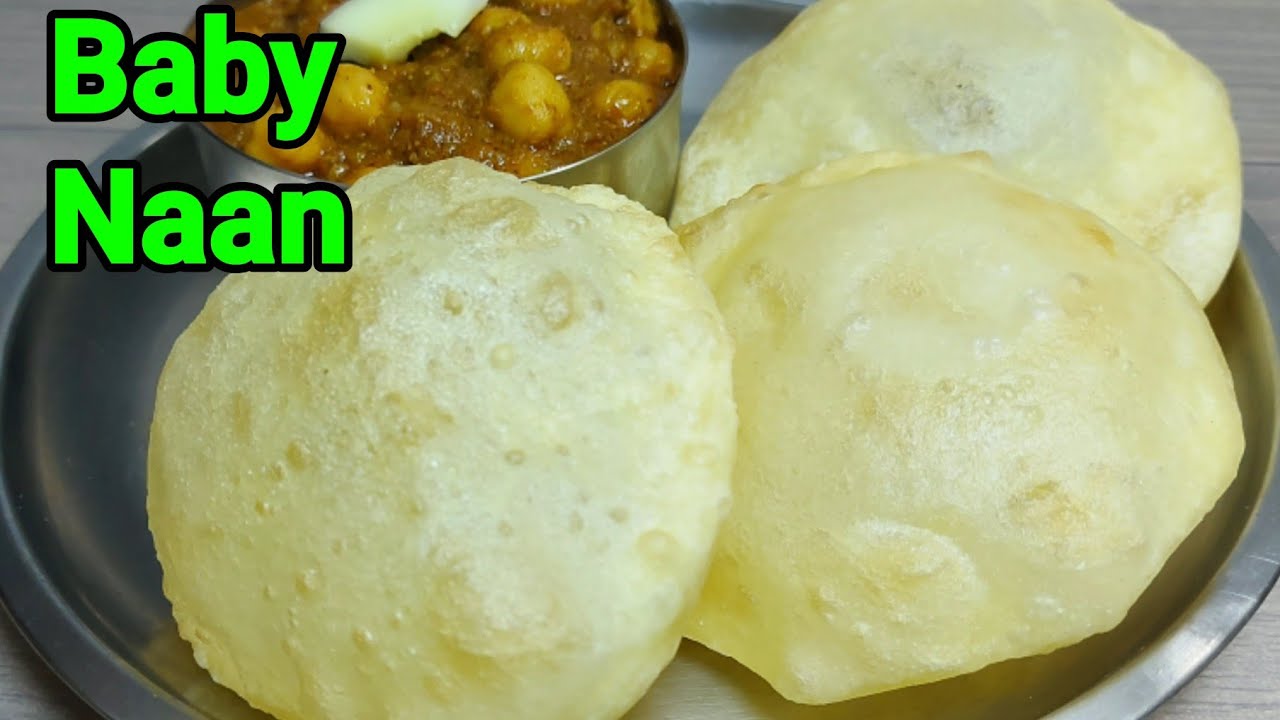 Baby Naan Recipe | Naan Puri Recipe | How To Make Naan Puri