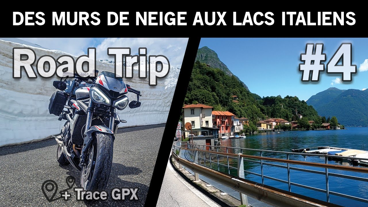 ROAD TRIP MOTO | Ouverture du Petit Saint-Bernard ➜ Les lacs italiens #4