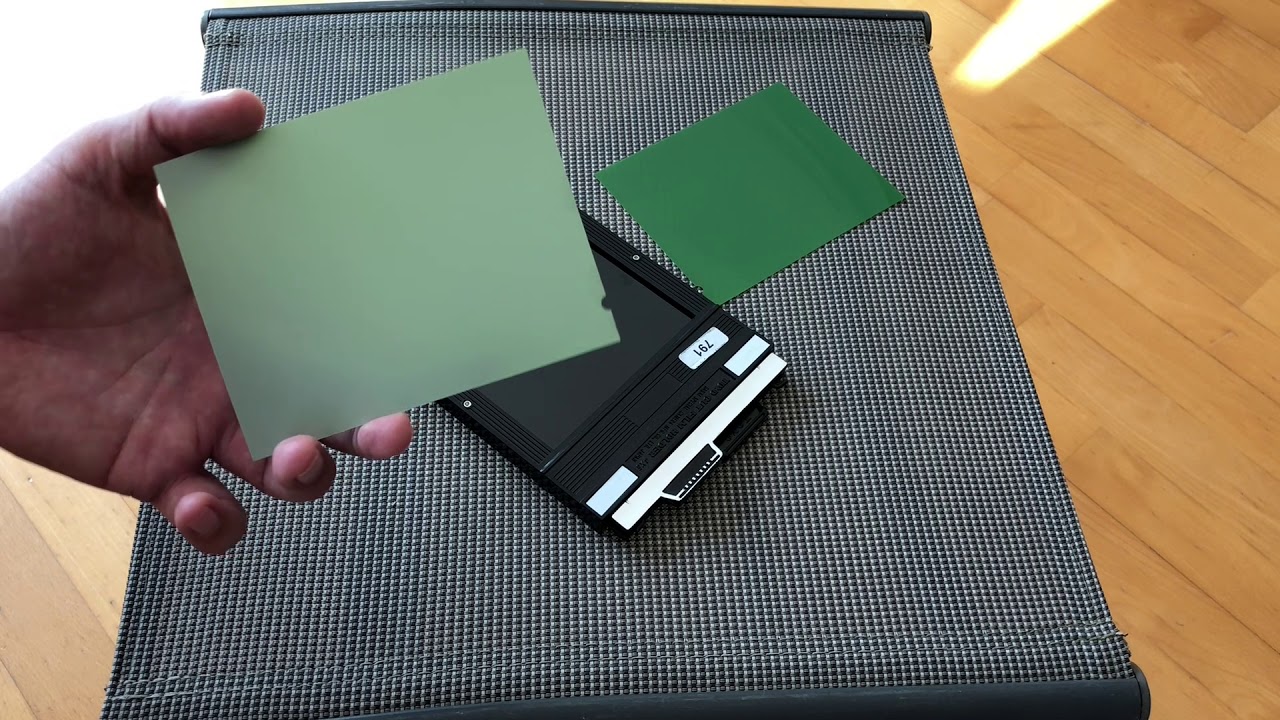 Planfilmkassette laden
