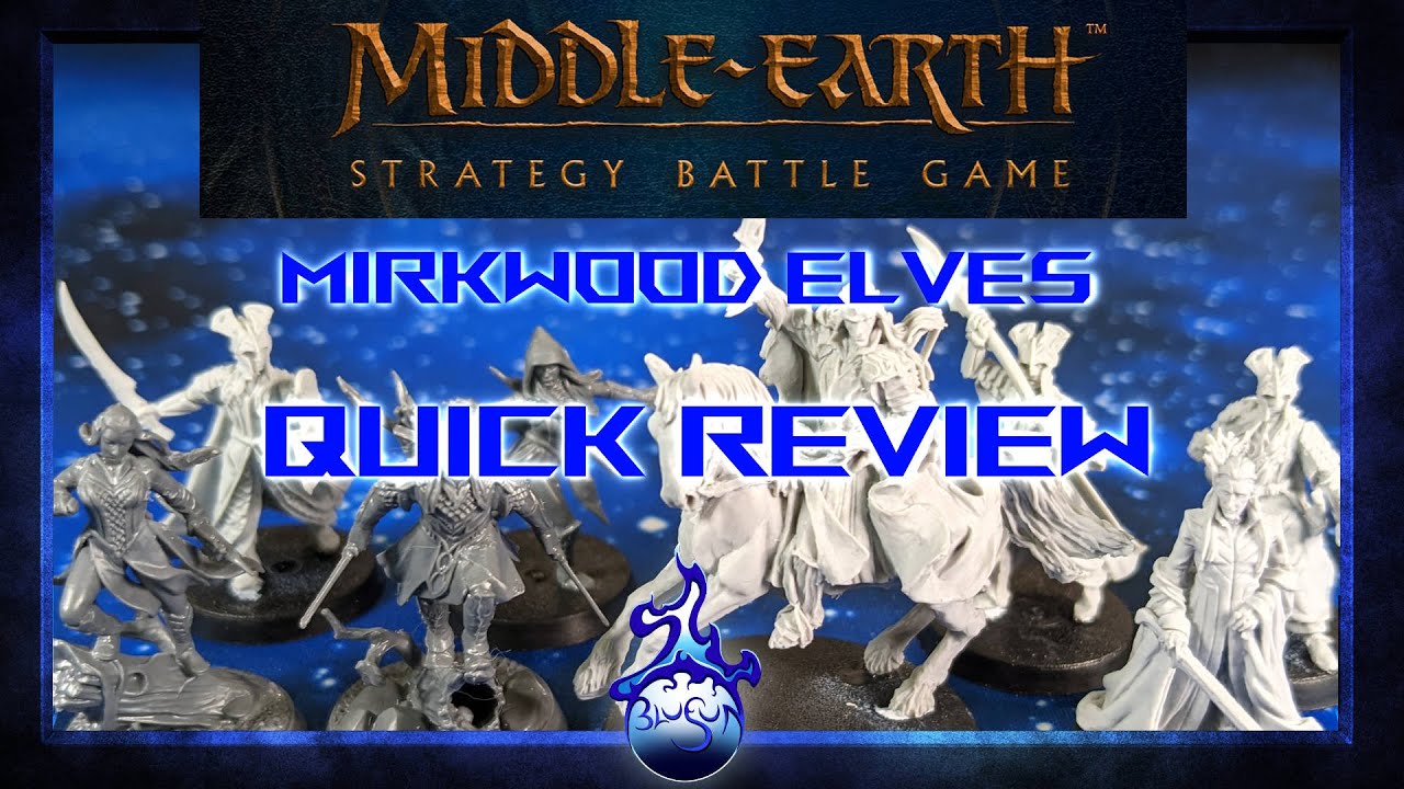 Middle Earth Strategy Battle Game Mirkwood Elves (Halls of Thranduil) Miniatures Review