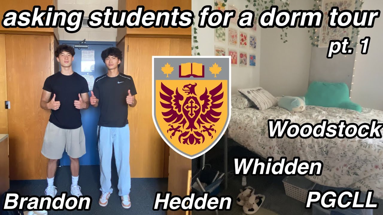 Asking McMaster Uni Students for a Dorm Tour // Peter George, Brandon, Hedden, Woodstock, Whidden