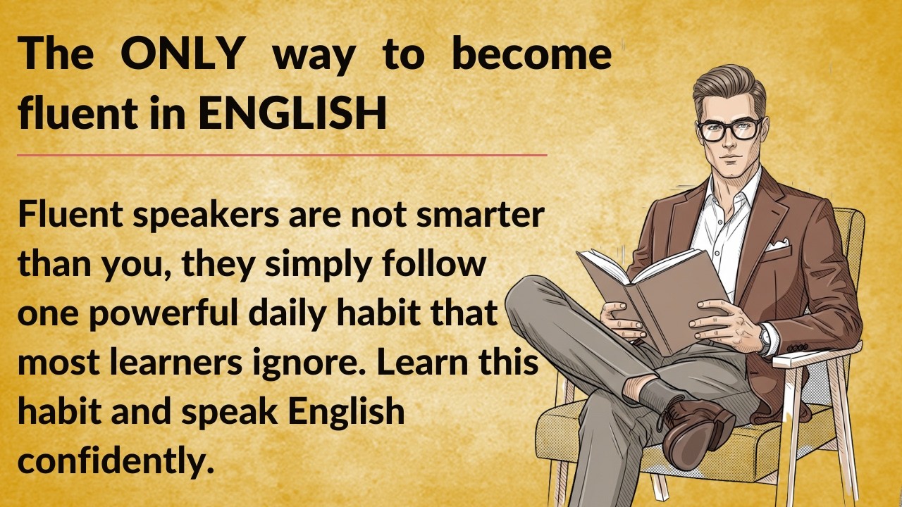The ONLY way to become fluent in ENGLISH || Graded Reader || Improve Your English Through Stories