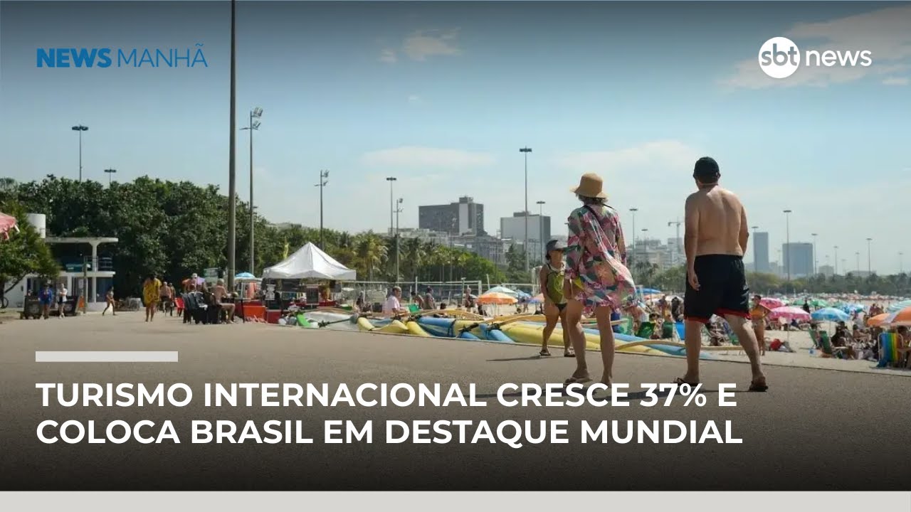 Brasil vive era de ouro no turismo e bate recorde de visitantes | #NewsManhã