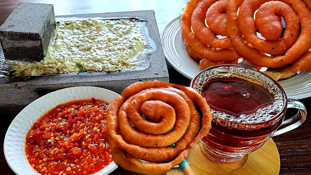 Как приготовить жареный хлеб и острый сырный соус с помощью каменной мельницы