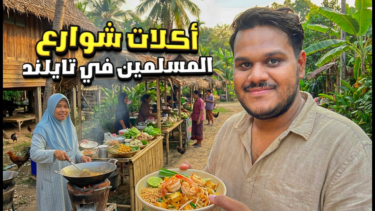 جولة أكل شوارع المسلمين في جنوب تايلند 🇹🇭 @IAMHELMY