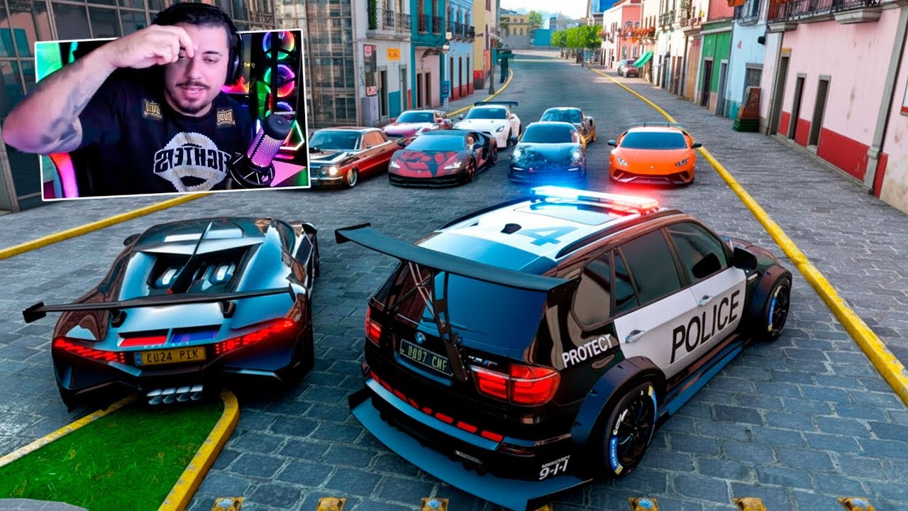 DESTRUIÇÃO POLICIAL NO FORZA HORIZON 5