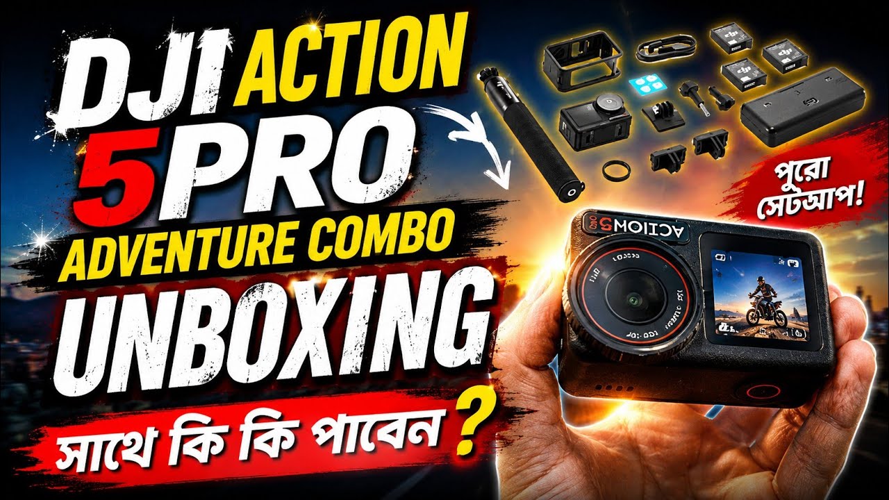 DJI Osmo ACTION 5 PRO Unboxing Adventure Combo