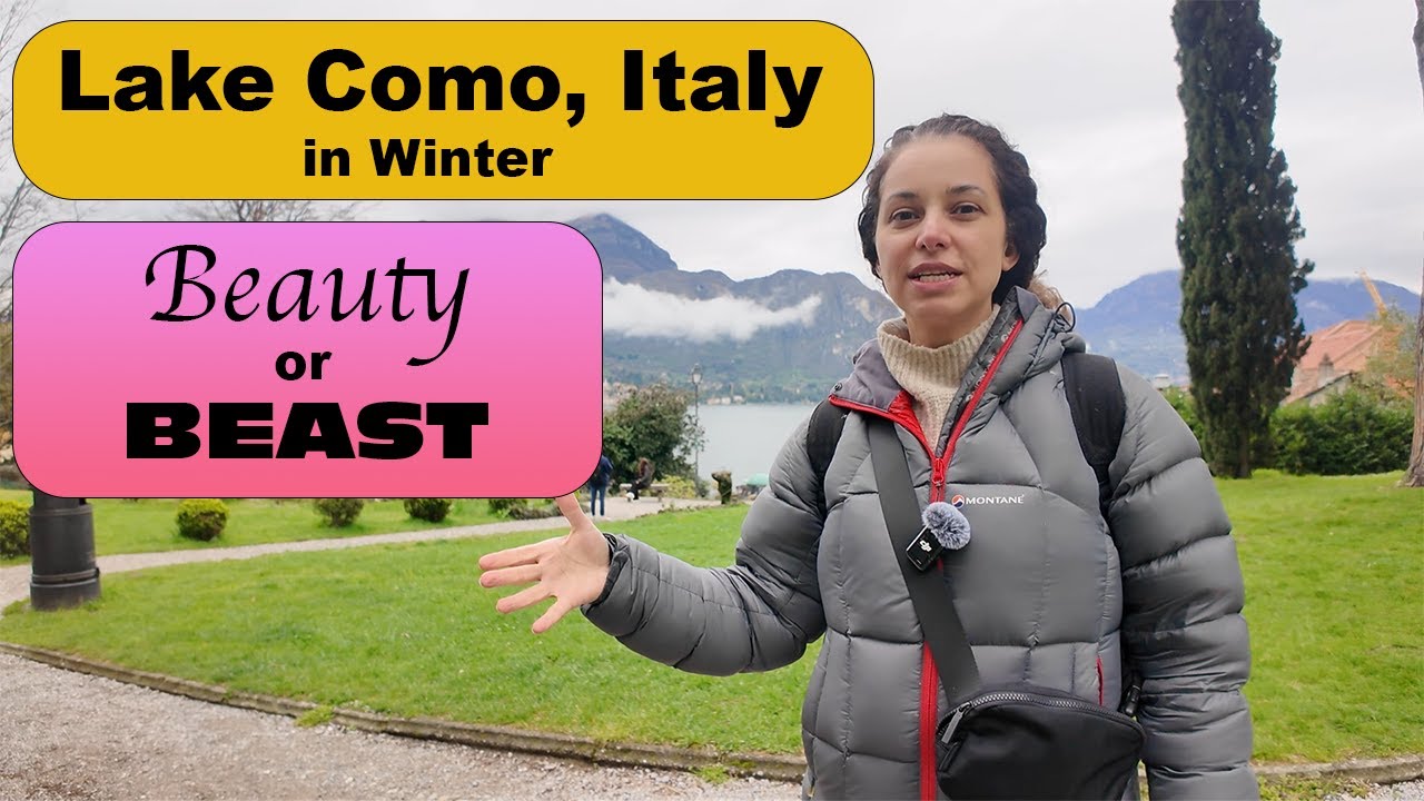 Lake Como in Winter. Beauty or Beast.