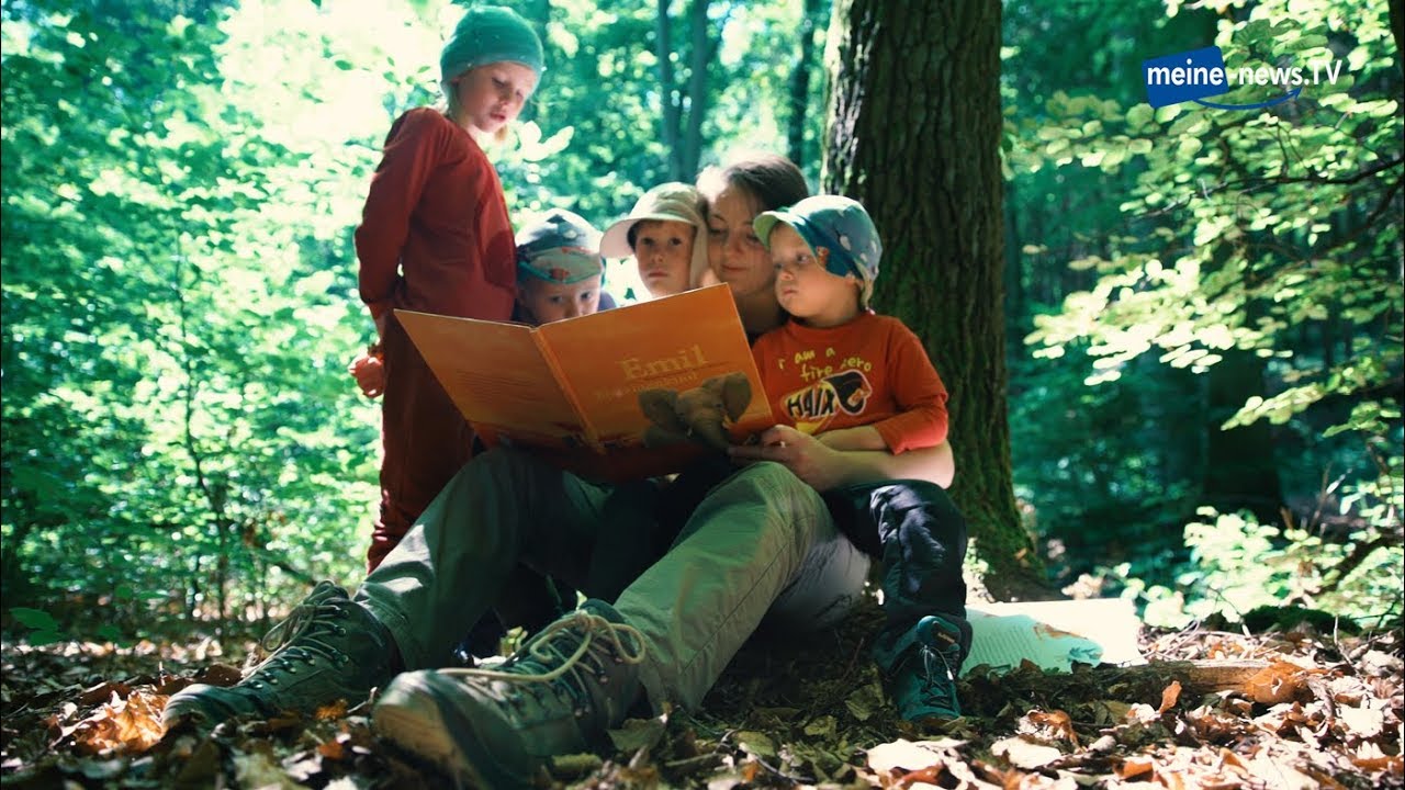 Ein Tag im Waldkindergarten Erdflöhe in Klingenberg-Röllfeld - meine-news.TV