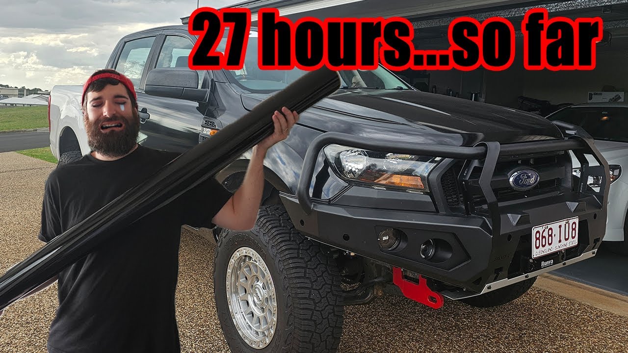 Will it ever end? Still Vinyl Wrapping the Ford Ranger