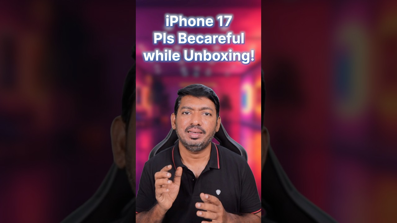 🚨 Be careful while #UNBOXING iPhone 17 models