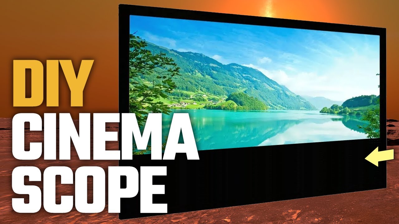 DIY simple CinemaScope Masking