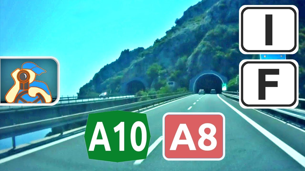 Italia, A10 - France, A8. [ Sanremo - Nice ]