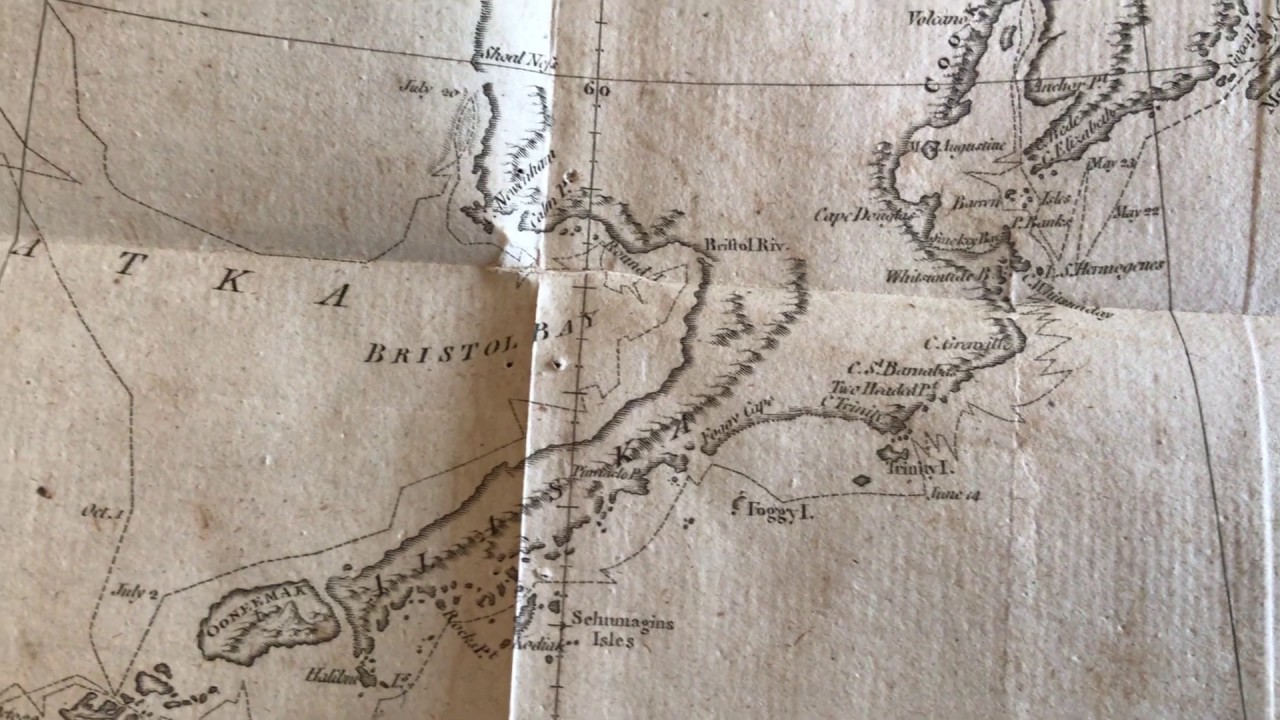 Northwest Coast America Capt. Cook 1784 Univ. Mag rare antique map