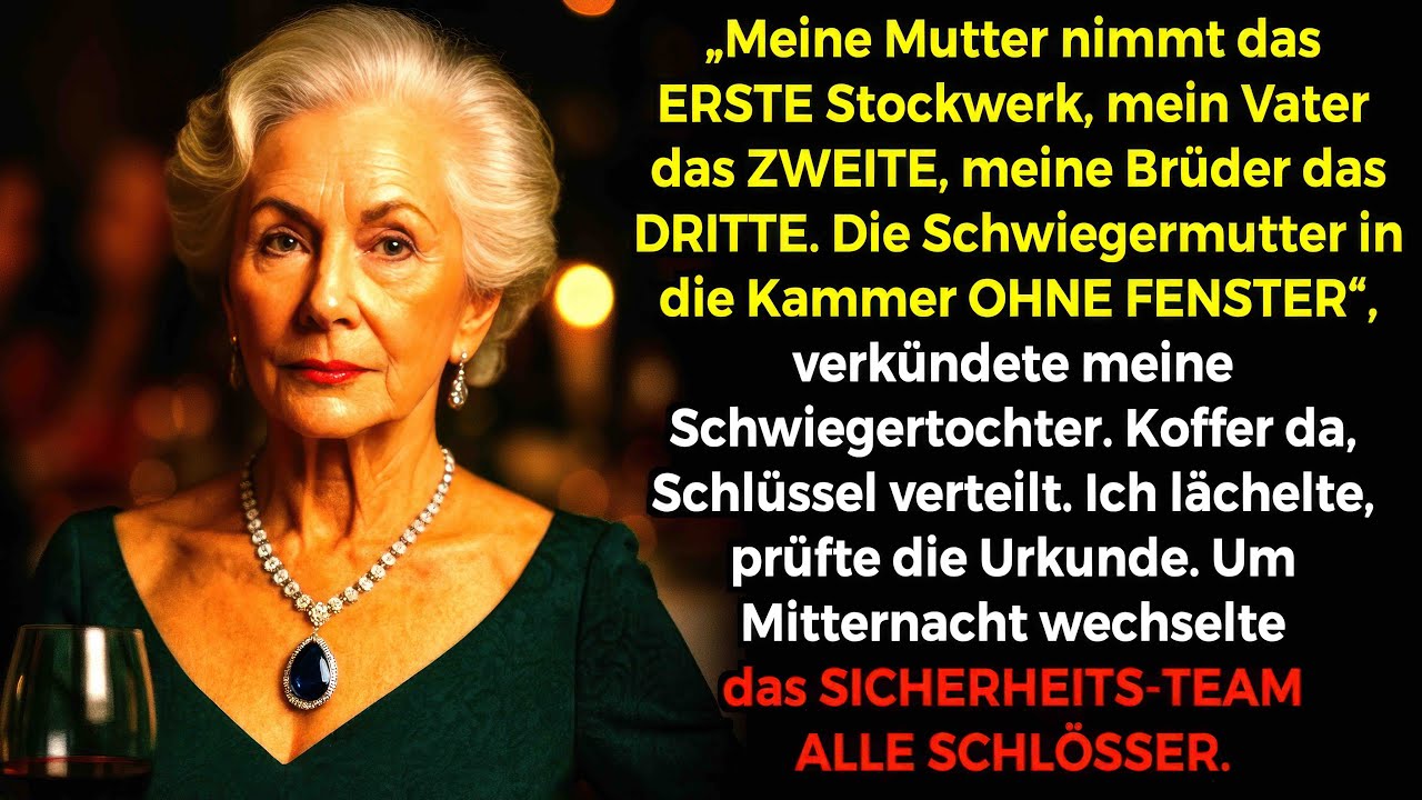 Beim abendessen teilte meine Schwiegertochter mein Haus mit Familie — mein Anwalt stoppte die Feier.