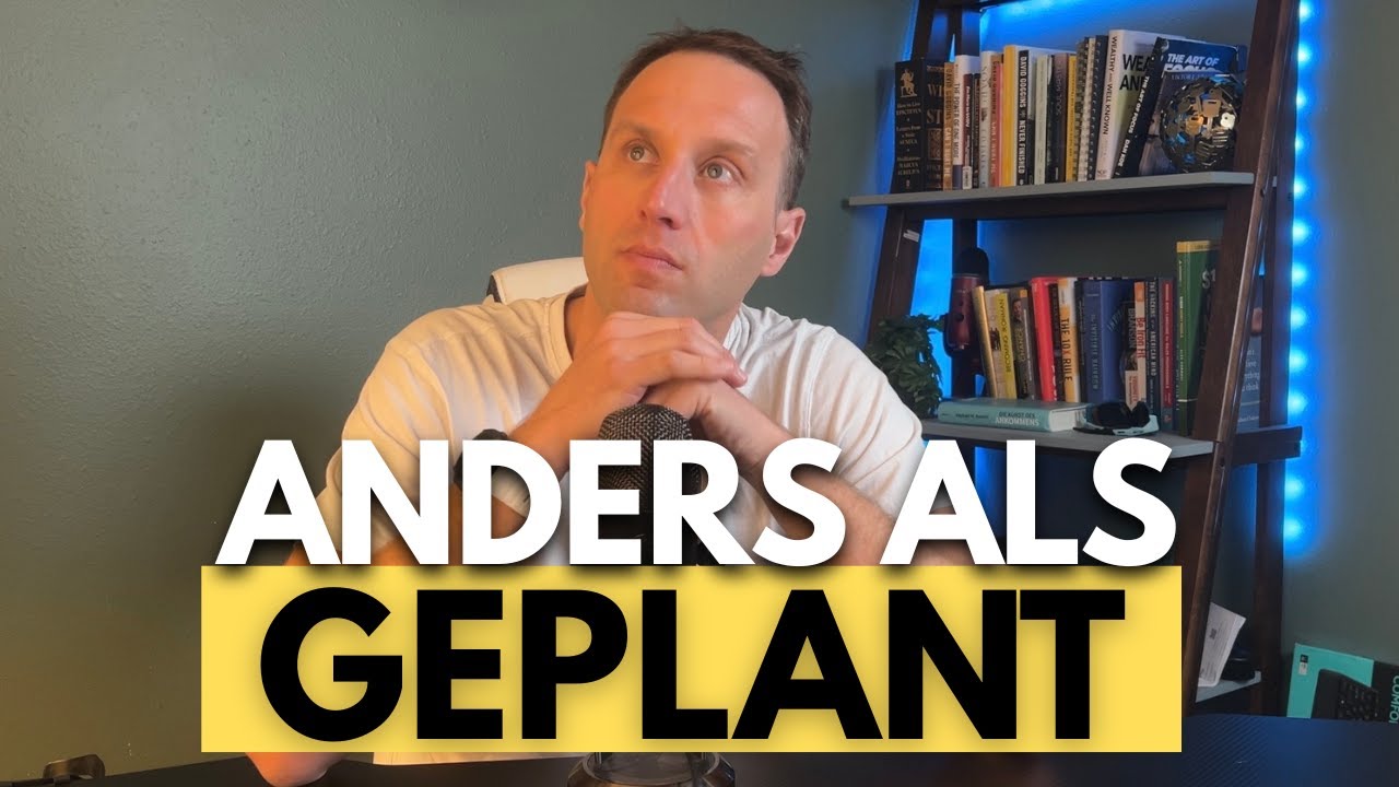 Das Leben beginnt, wenn deine Pläne scheitern