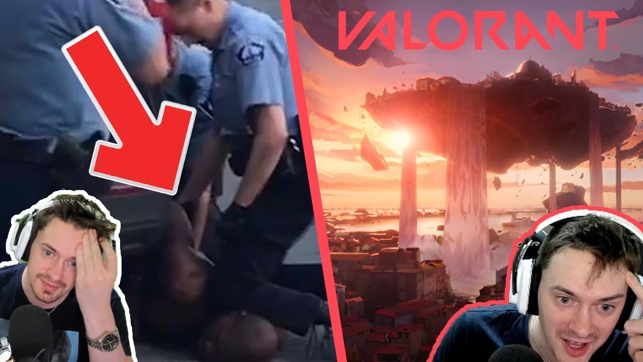 HERDYN REAGUJE NA VALORANT TRAILER A NA SMRT GEORGE FLOYDA !!!!! [REUPLOAD]