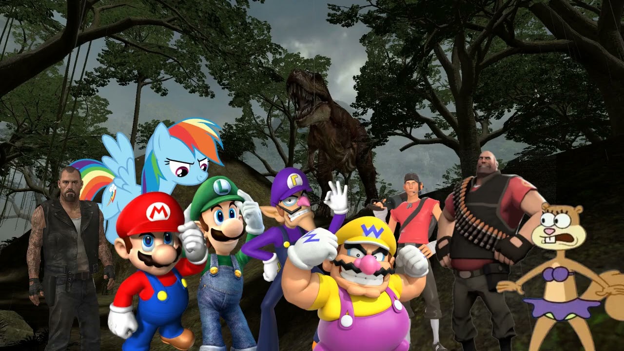 Wario and his friends die by a T-Rex while going dinosaur hunting.mp3