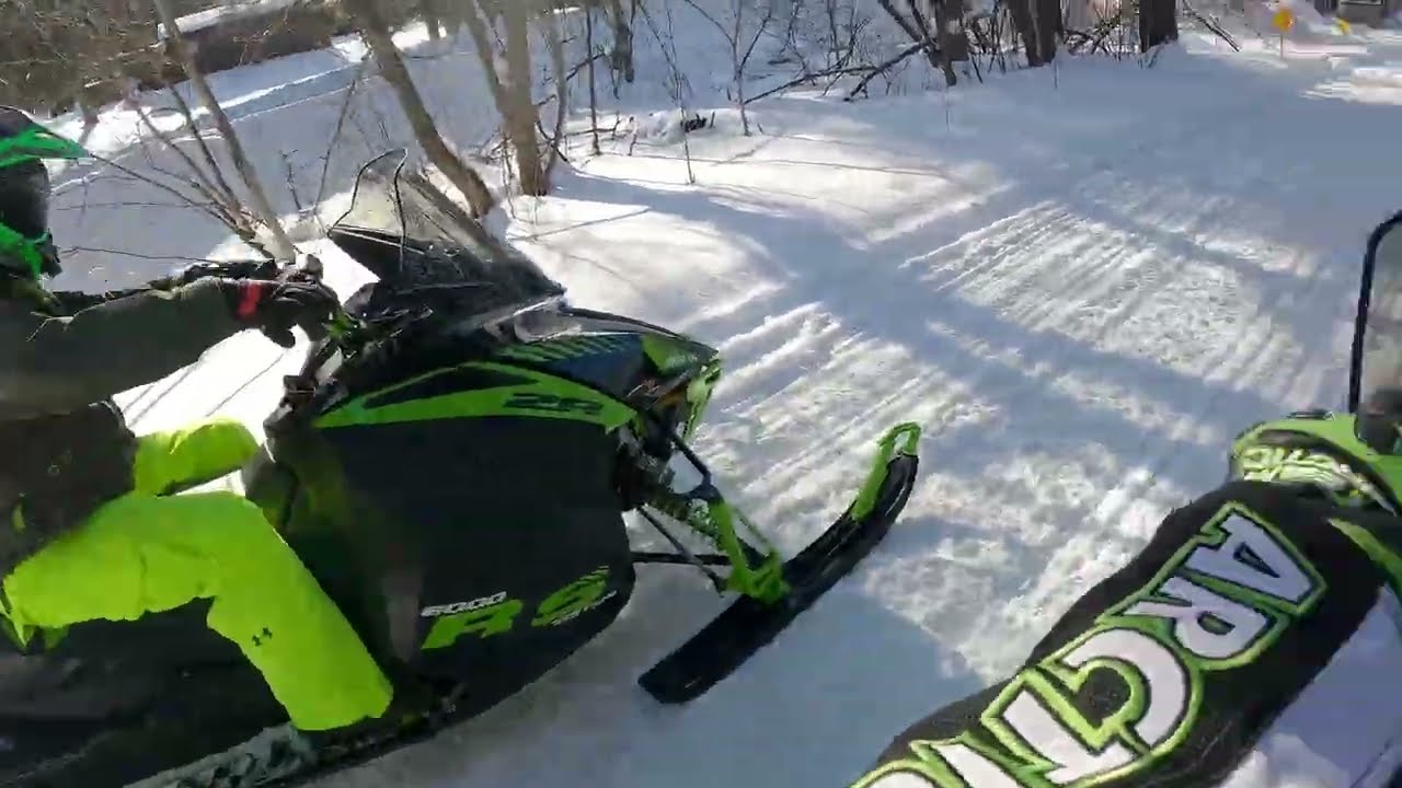 2021 Arctic Cat ZR8000RR too the bar, second field.