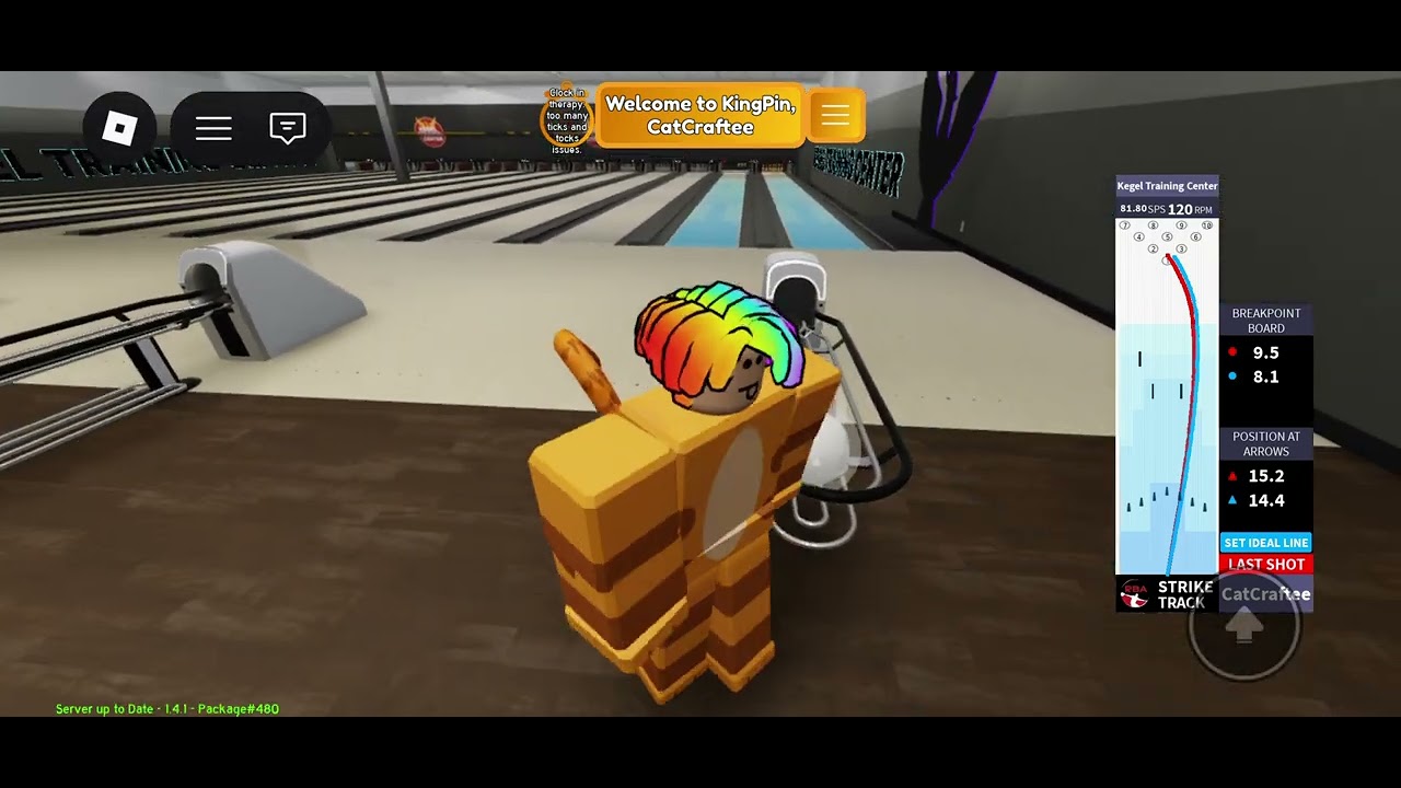 PLAYING BOWLING KINGPIN SIMULATOR 