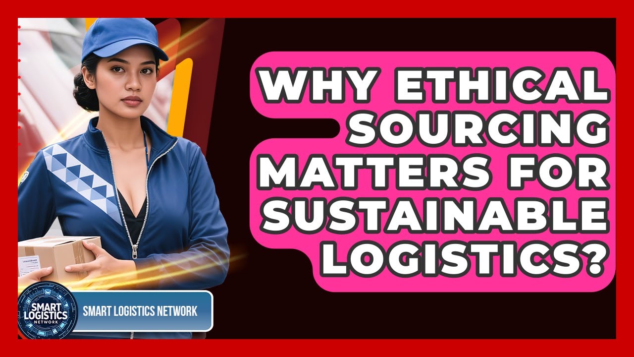 Why Ethical Sourcing Matters For Sustainable Logistics? - Smart Logistics Network
