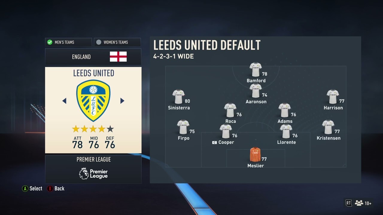 FIFA 23 2023 All Premier League Team Sheets