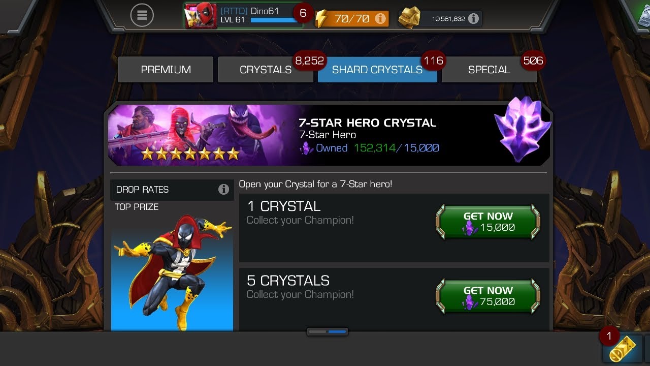 30 plus crystal opening finishing up w 7stars 