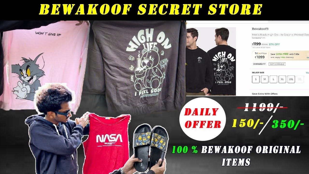 Bewakoof Warehouse Bhiwandi | Secret Store | Bewakoof T-Shirts | Bewakoof Outlet Bhiwandi