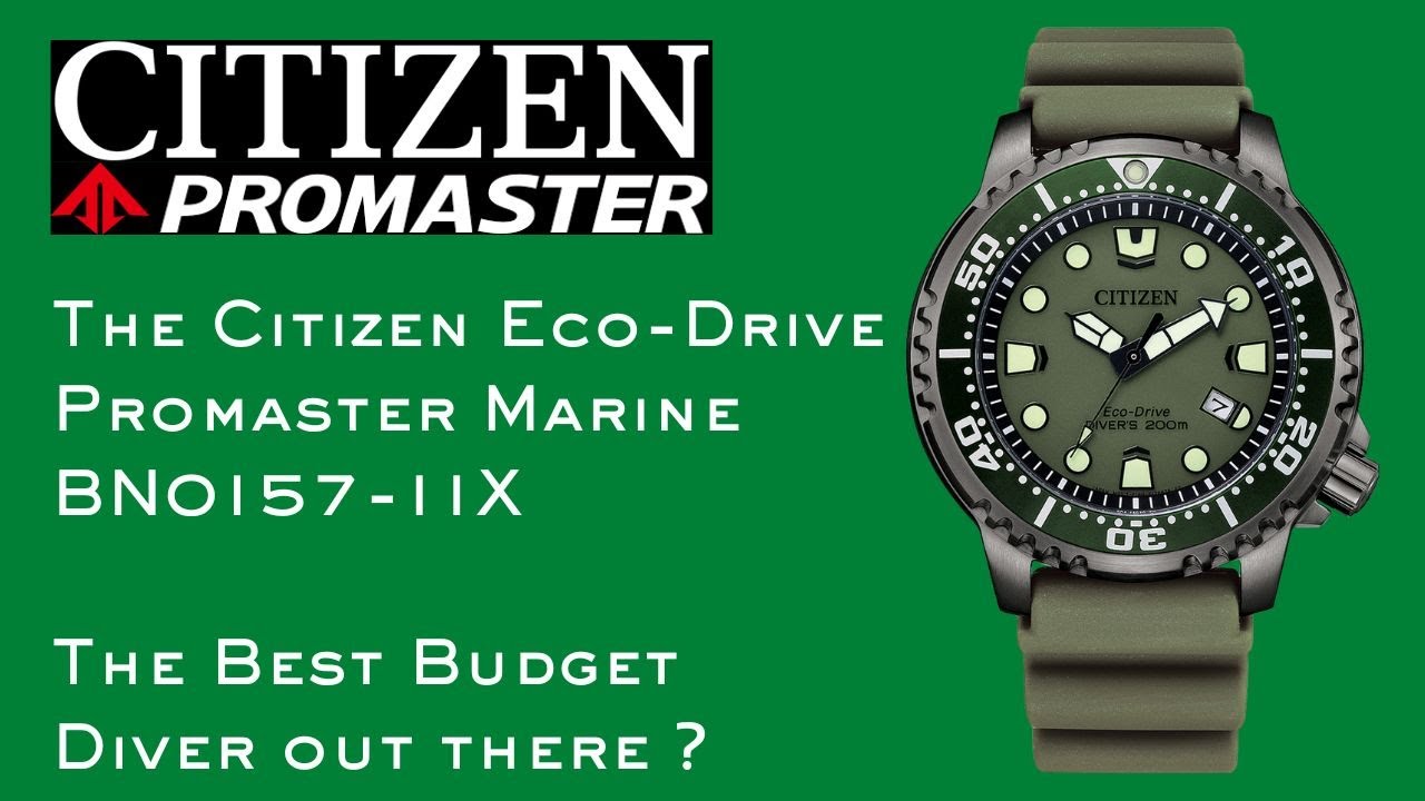 The Citizen ProMaster Marine Diver BN0157-11X - The Greatest Budget Green Diver Out There?