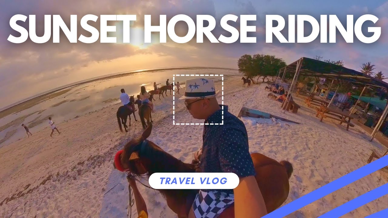 Sunset Horse Riding in Paradise - Gili T, Indonesia 🇮🇩