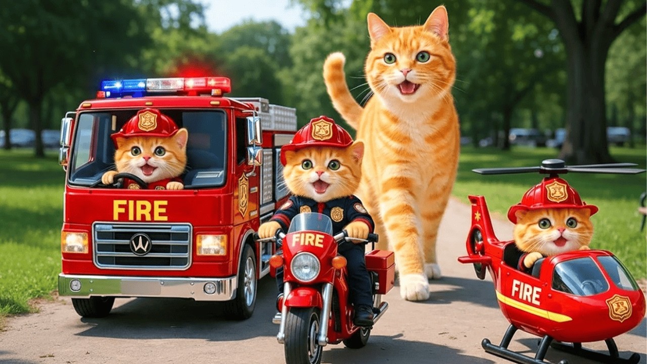 Ginger Kitten and Mama Cat Wake Up Early to Sell Roasted Potatoes and Save for Winter ❄️🍠