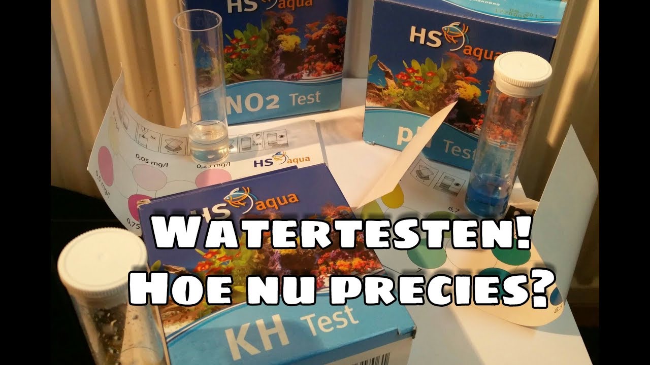 WATERWAARDEN testen met DRUPPELTESTEN, hoe precies? Ph/Kh/No2 //Nickey//