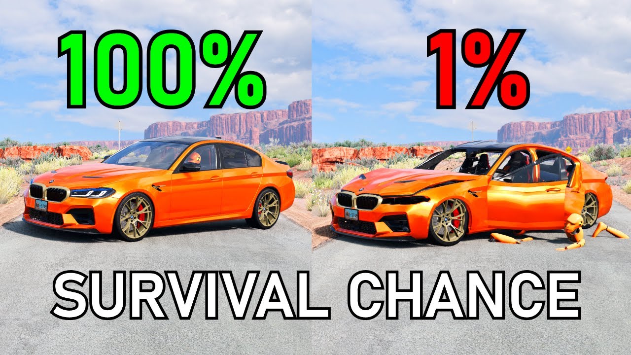 Realistic Survival Chance Crashes #20 | BeamNG.drive